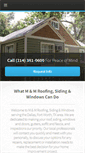 Mobile Screenshot of mmroofsidingdallas.com